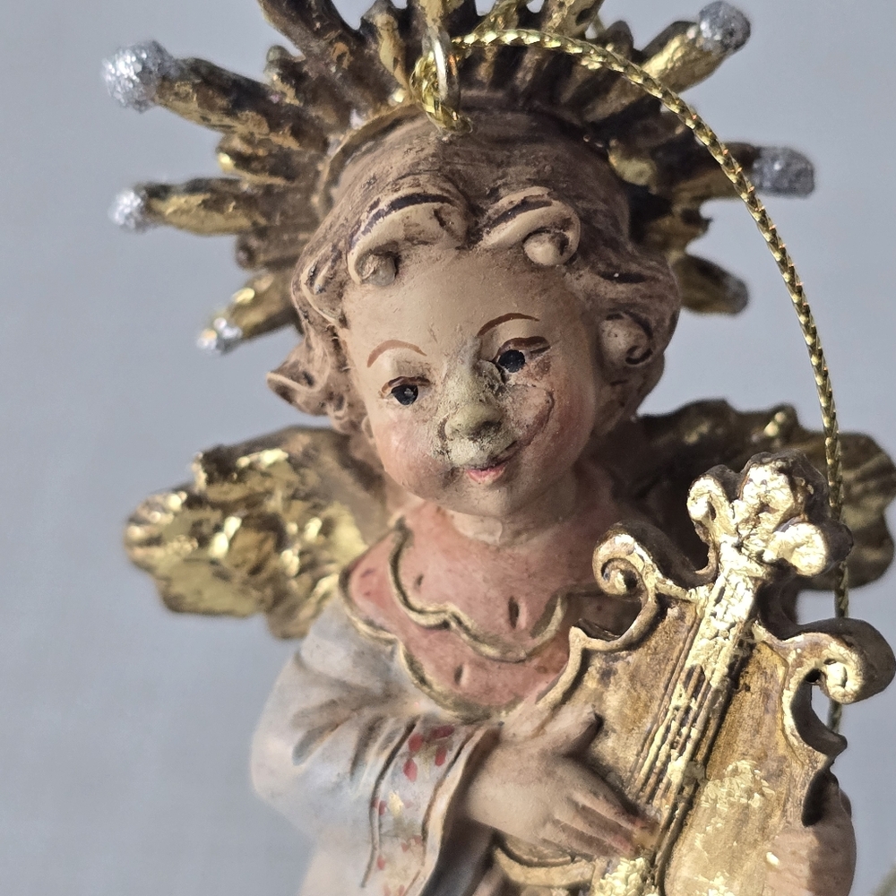 Vintage Katherine’s Collection Mini Angel Ornament Charming 2” miniature angel - Picture 2 of 6